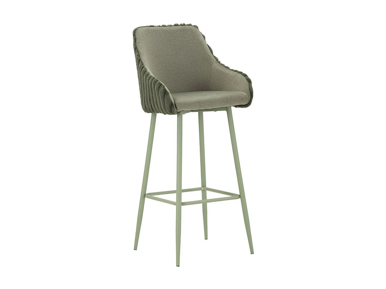 Lot de 2 Tabourets de Bar "Alaska" 111cm Vert