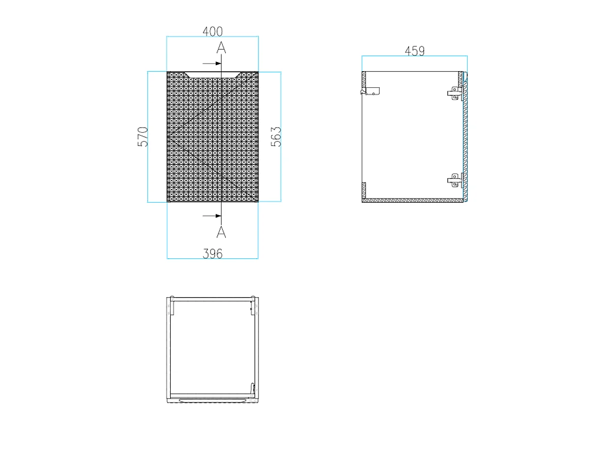 Set di lavabo singolo da 120 cm e 3 pensili Mallory beige e legno