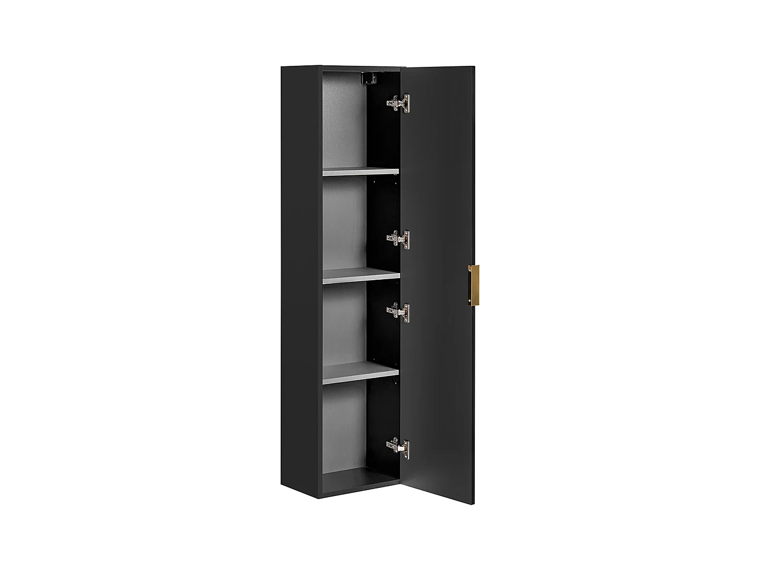 Ensemble meuble double vasque 120cm miroirs LED et colonne Adriel Noir