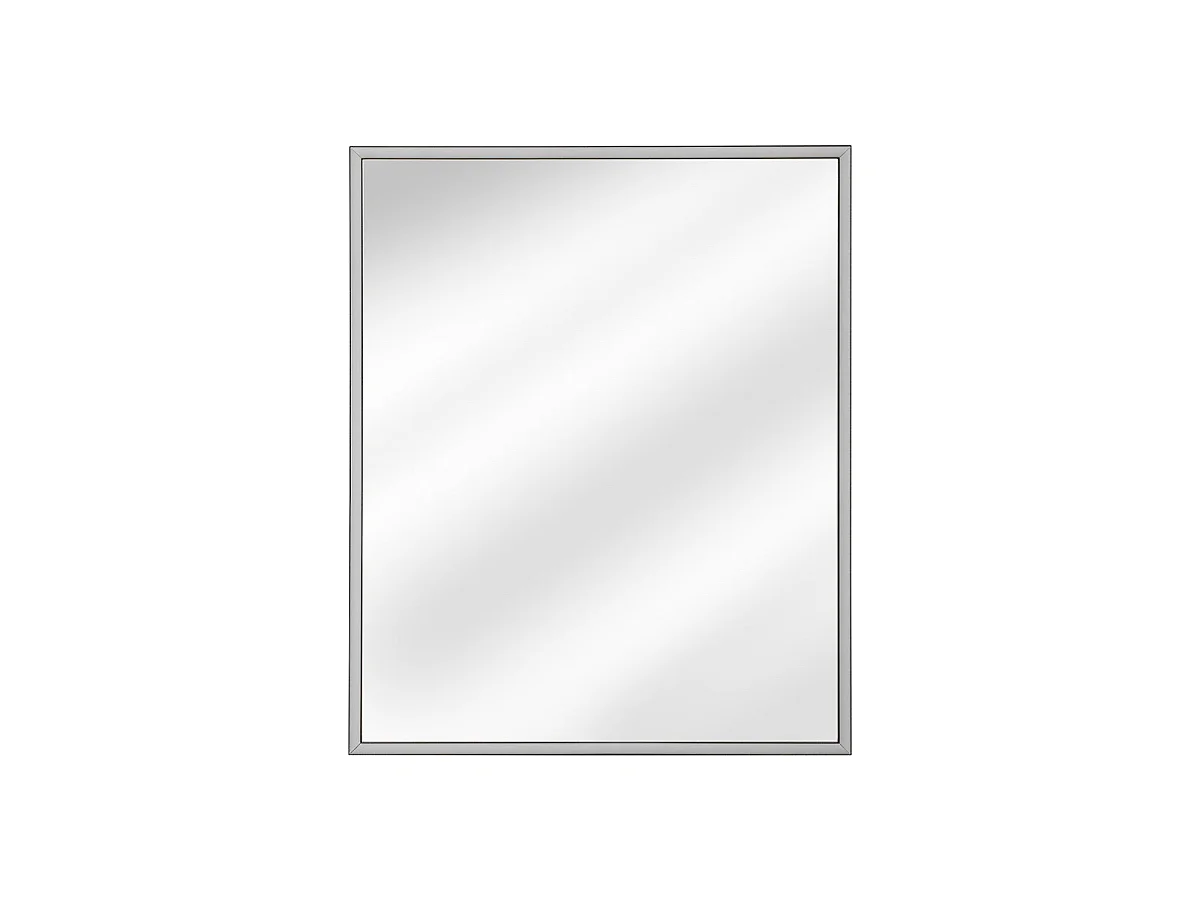 Set aus Einzelmöbel Einbauwaschbecken 80 cm LED-Spiegel und Säule Adriel Holz