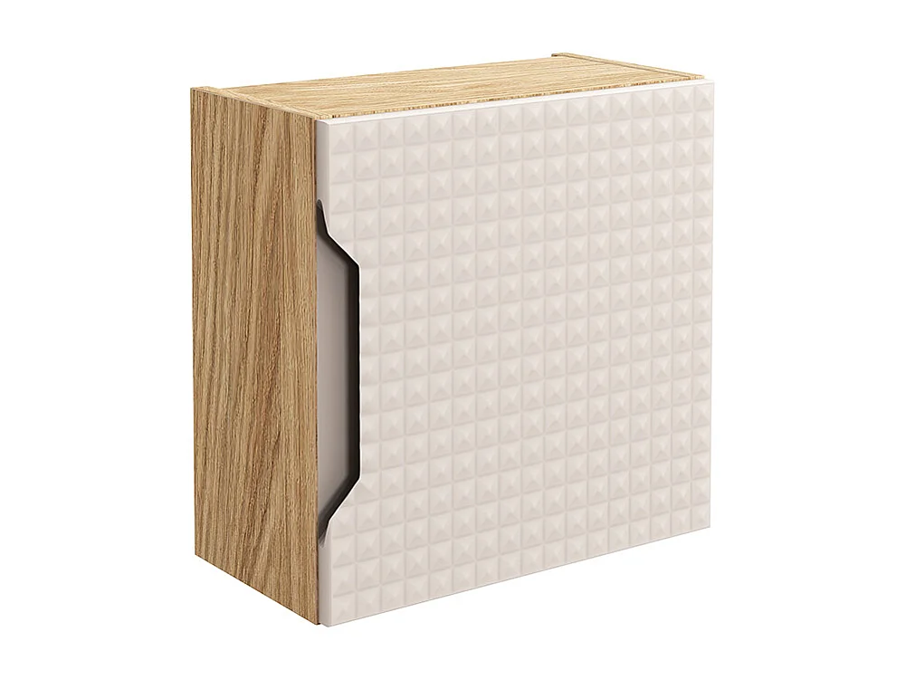 Set di mobili da bagno doppio lavabo Mallory beige e marrone 120cm