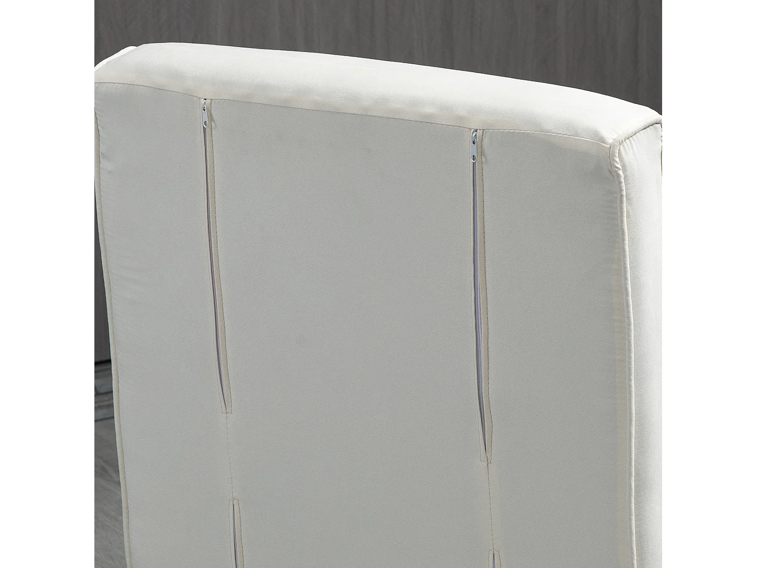 Sedia illuminata convertibile 3-en-1 pieghevole in poliestere con accoudoirs matelas pliant crema 65x69 cm