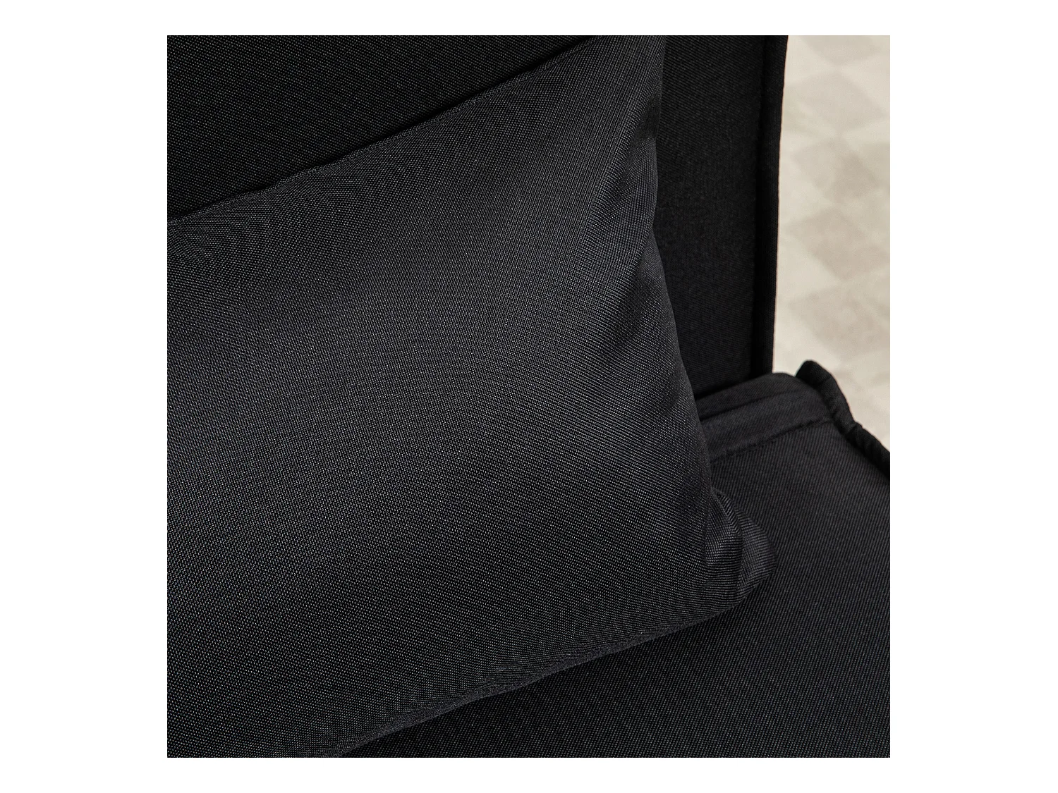 Sillón cama y sofá cama 2 en 1 hasta 350 kg, respaldo regulable, tejido efecto lino