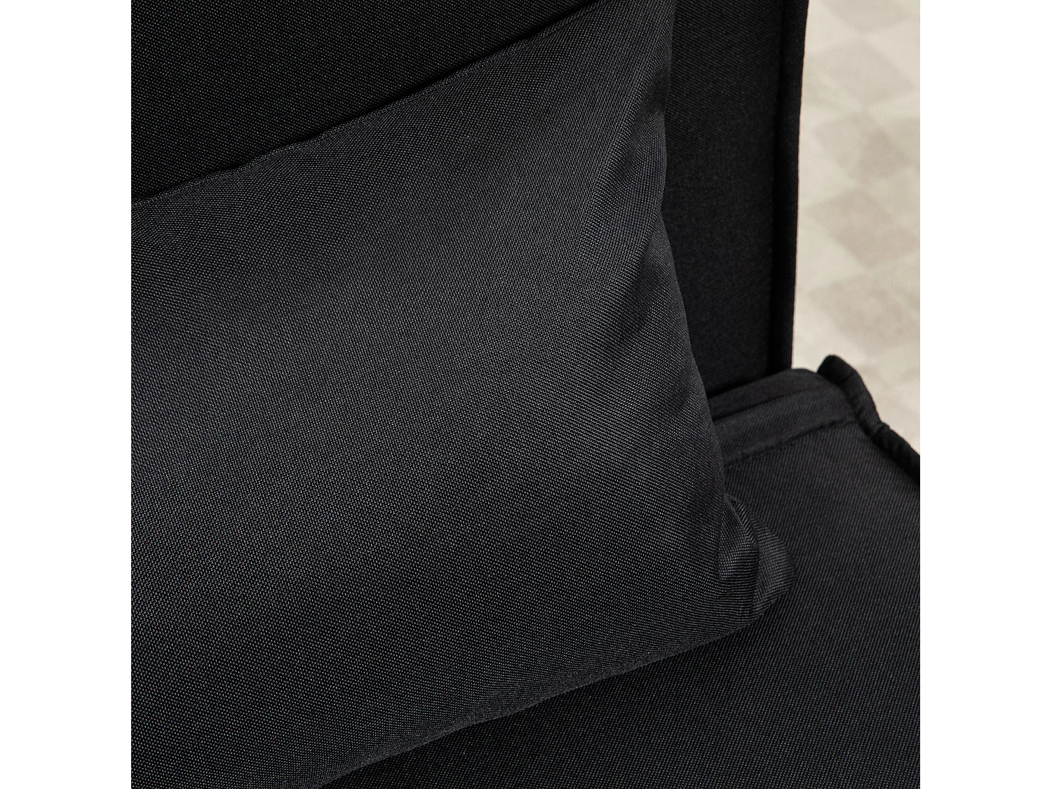 Poltrona cama e sofá-cama 2 em 1 até 350 kg, encosto ajustável, tecido efeito linho