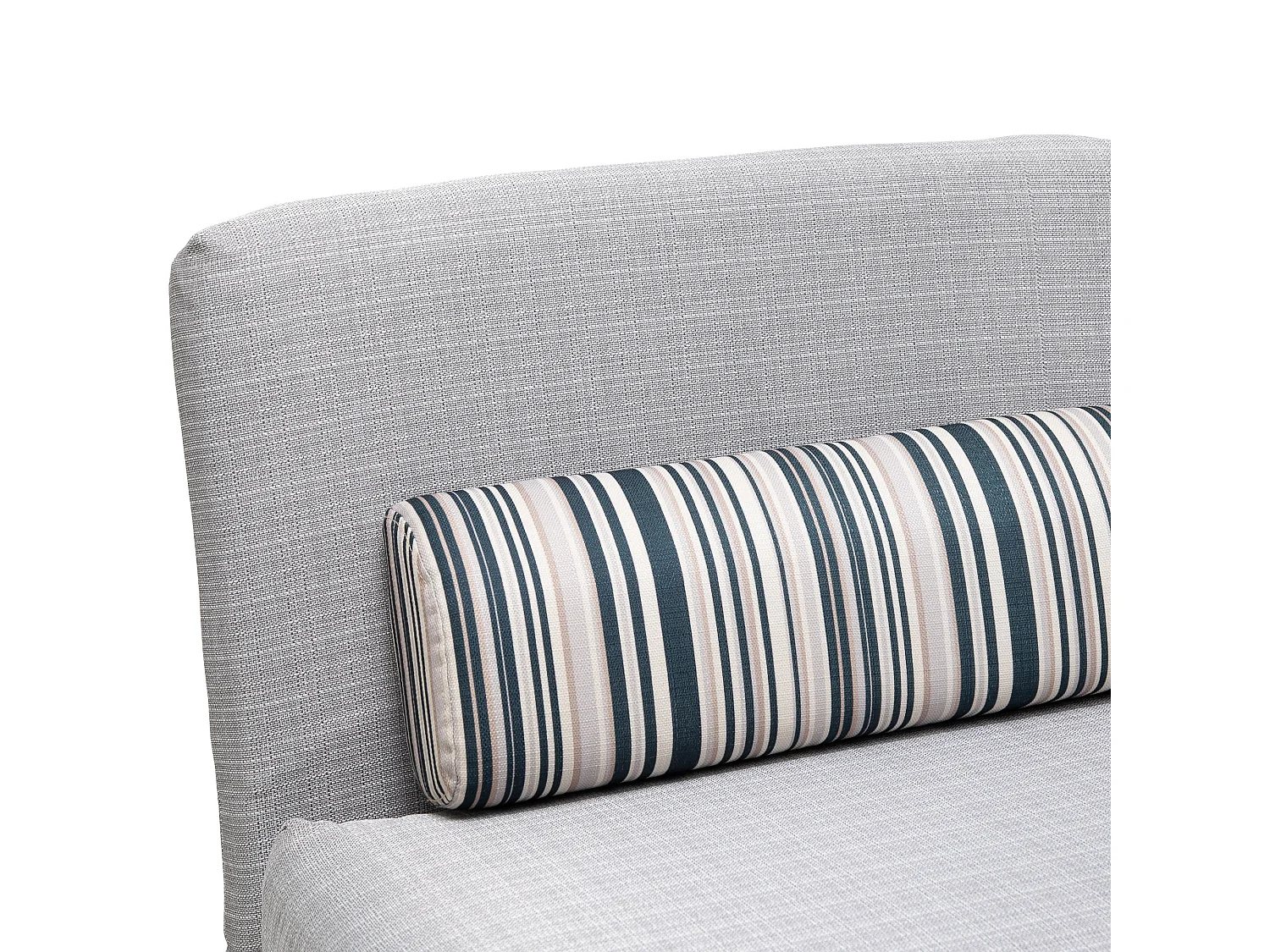 Poltrona conversível em cama dobrável de metal para sala de estar quarto cinza 75x70x75cm