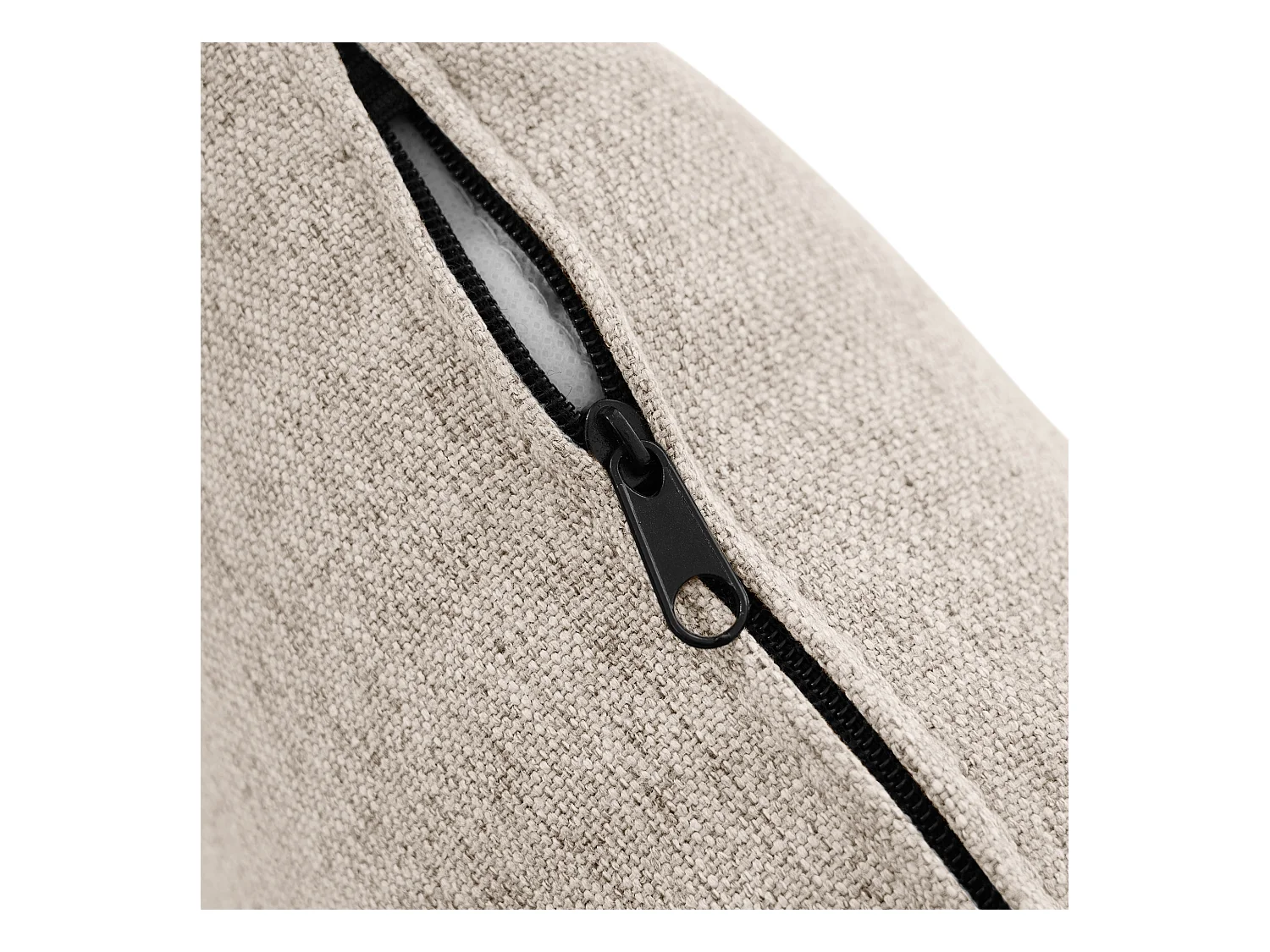 Sofá esquinero de 3 plazas en forma de L en tejido de algodón y lino para salón, apartamento, oficina, gris, 166 x 118 x 77 cm