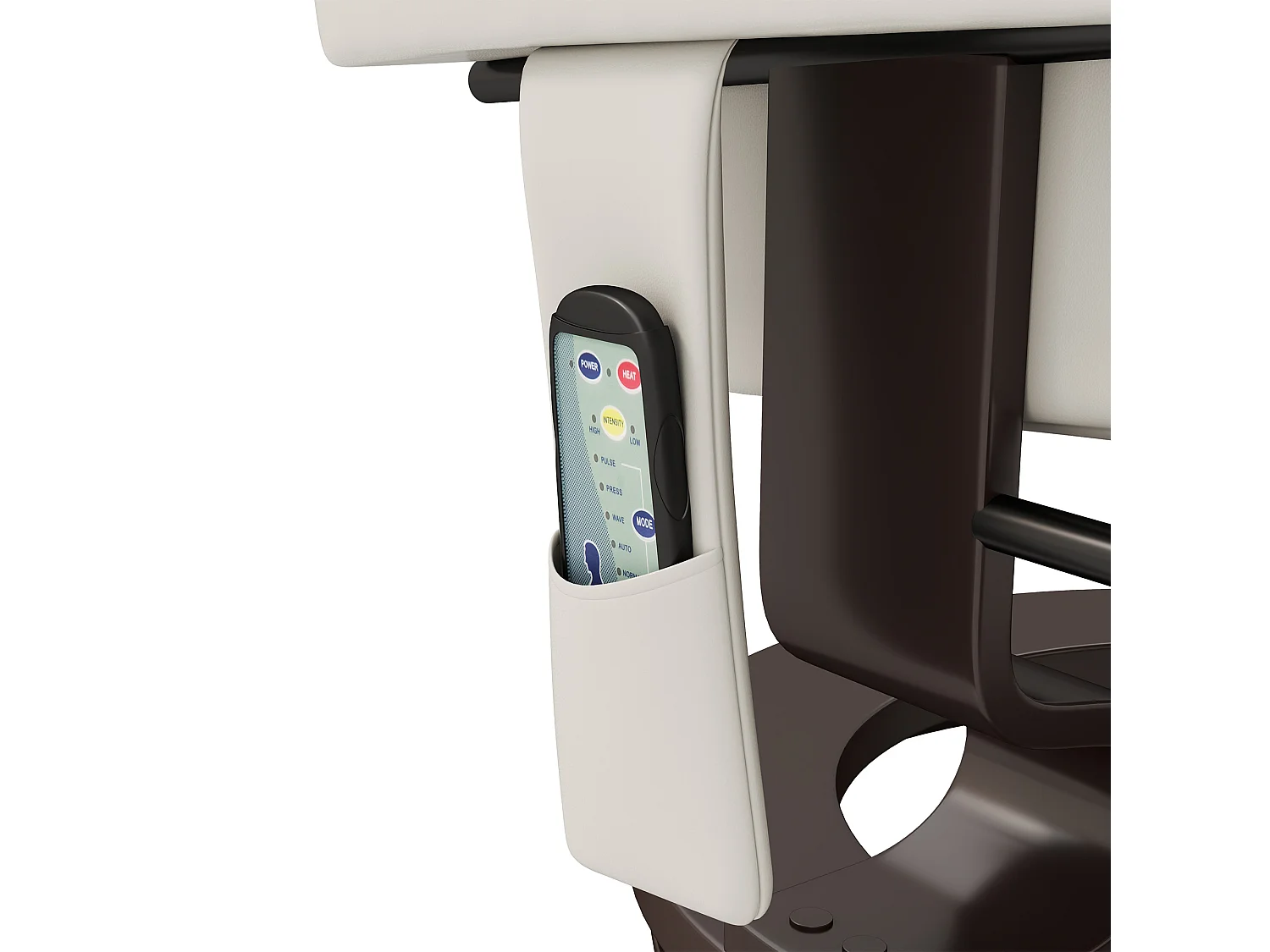 Fauteuil TV électrique inclinable con repose-pieds et Massage cuir synthétique crème 79x82x101 cm