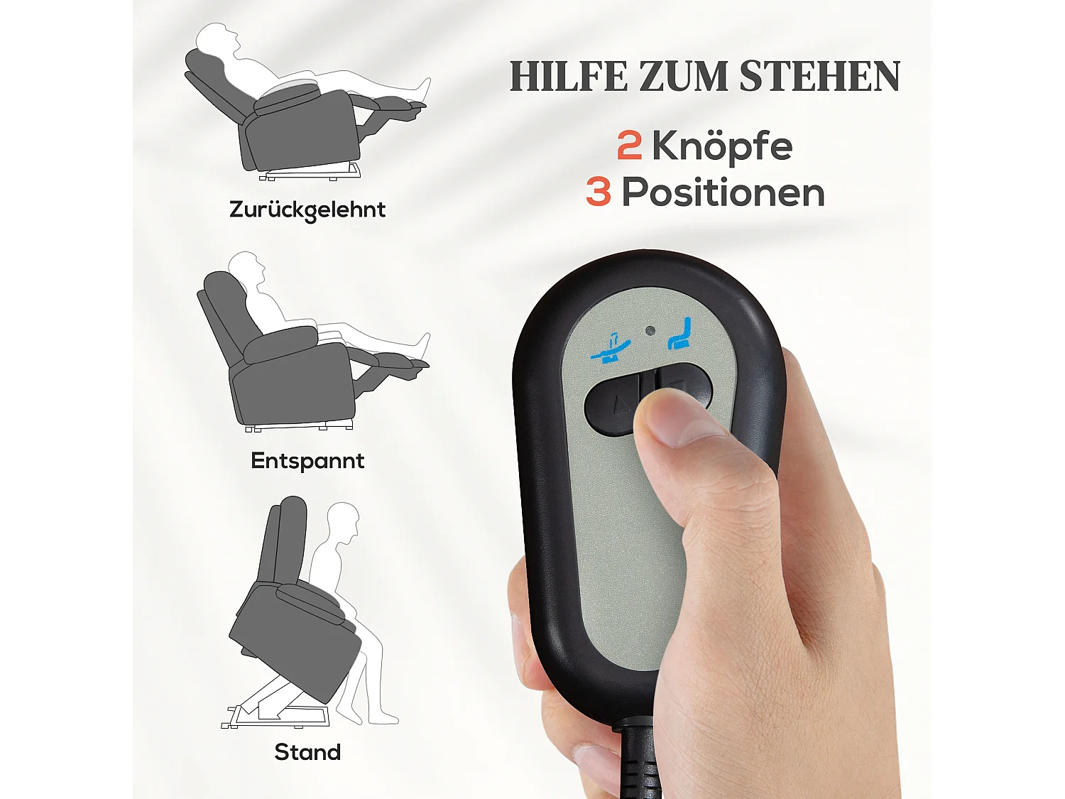 Rubinetto relax elettrico con rilevatore, massaggio, chauffage e attrezzature per il salone