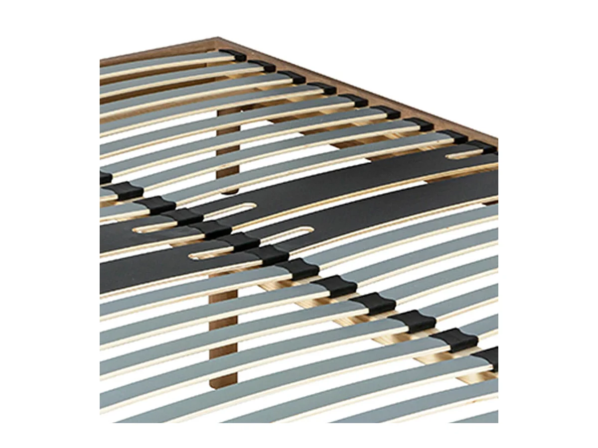 DREAMKIT - Sommier à Assembler 160x200 Finition Chêne Moyen