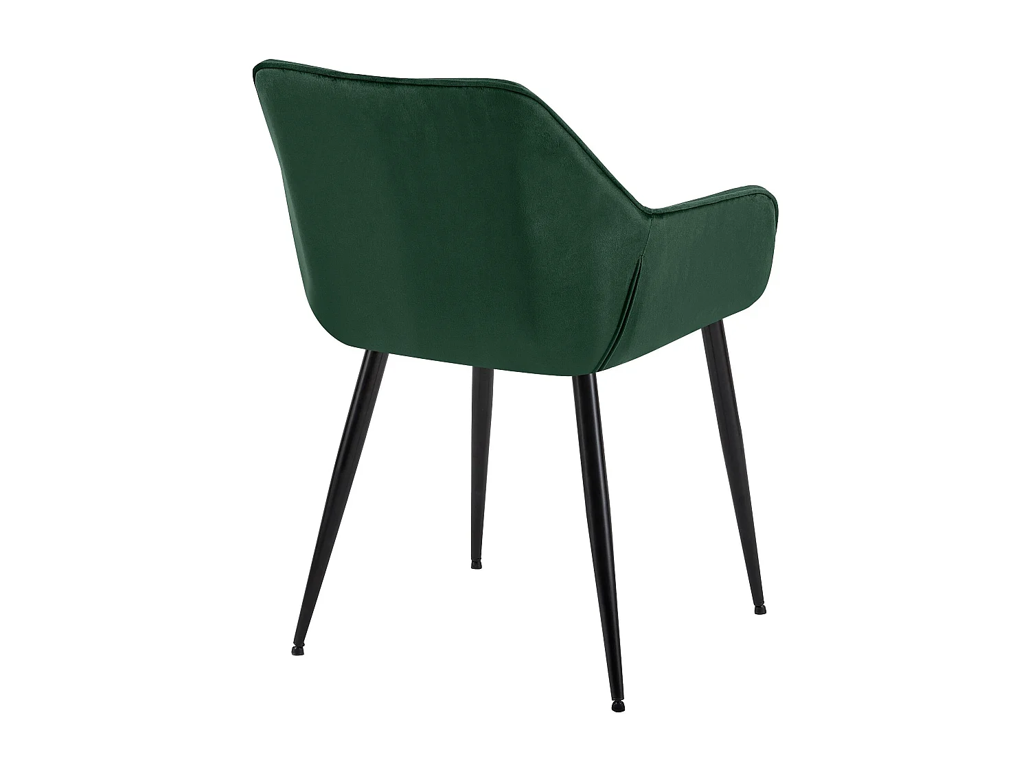 chaises avec accoudoirs - Velours - Vert - Luena