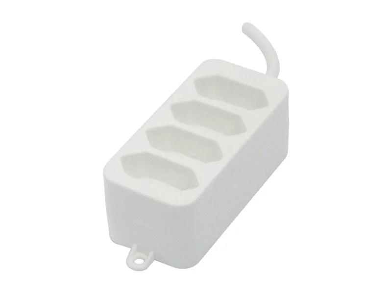 Multiprise type EUR 4x2,5A - 1,5 m - Blanc - Chacon