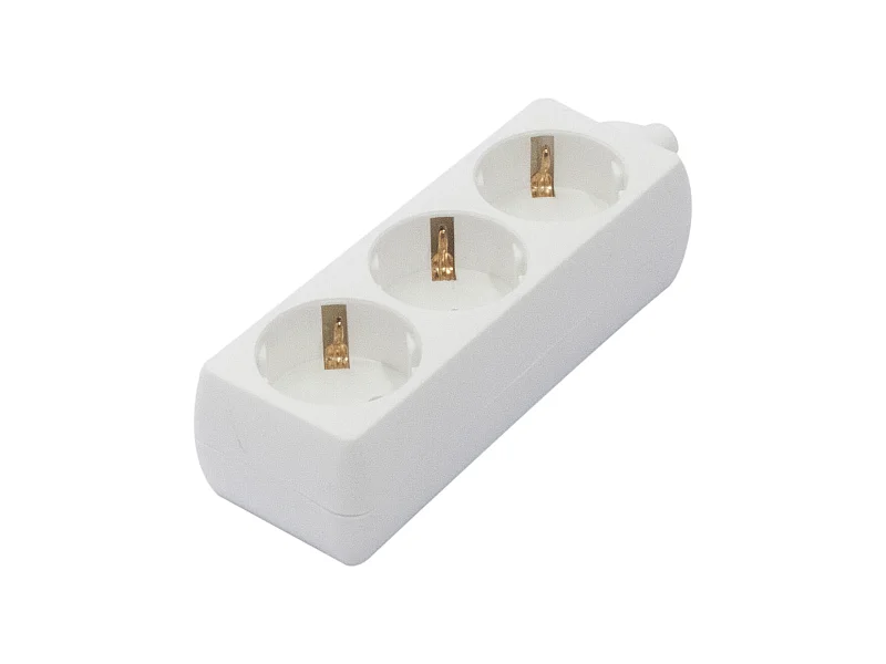 Bloc multiprise 3x16A sans cordon - Blanc - Chacon