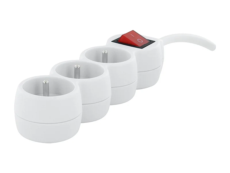 Bloc multiprise 3x16A 1,5 m - Blanc - Chacon