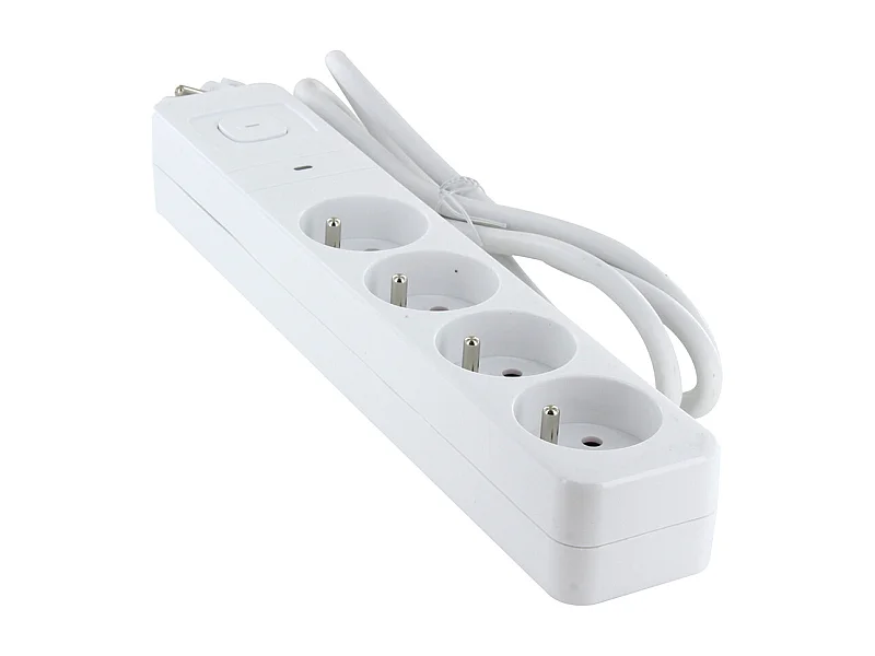 Bloc multiprise 4x16A + interrupteur - 1,5m - Chacon