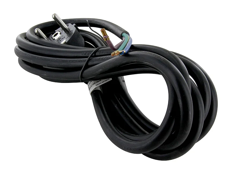 Rallonge HO5VVF 3x1,5mm2 - 3m - noir - Chacon