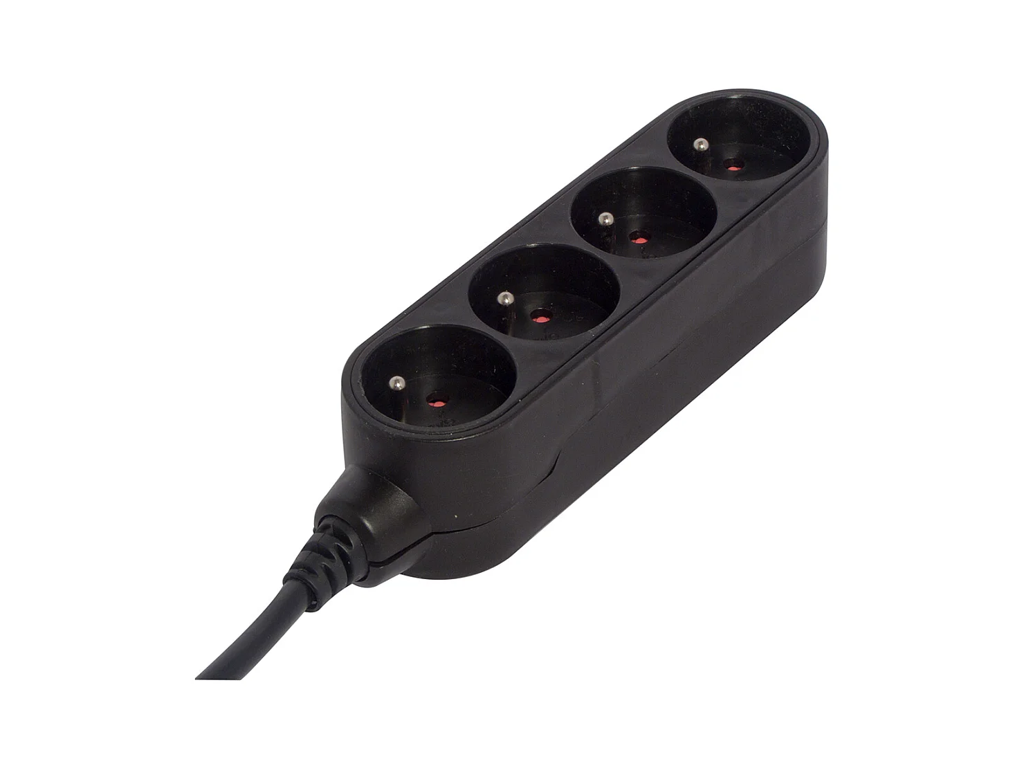 Bloc multiprise Design 4x16A 1,5m - Noir - Chacon
