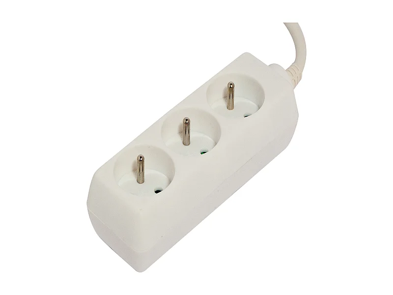 Bloc multiprise 3x16A - 3m - Blanc - Chacon