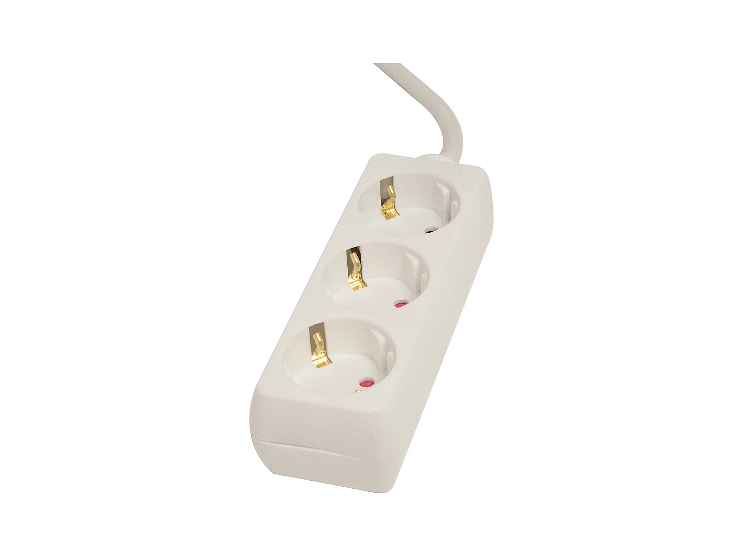 Bloc multiprise Schuko 3x16A - 3 m - Blanc - Chacon