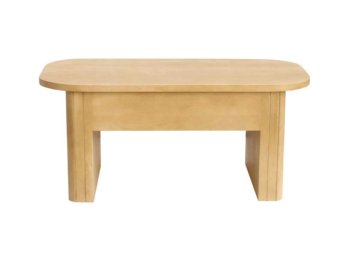 Table basse relevable rectangulaire bois manguier massif L100 cm LATIGO