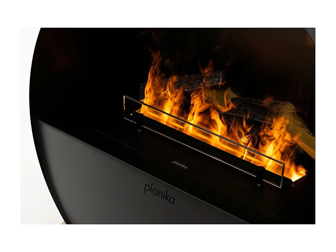Planika - Misty Water Steam Fireplace met realistisch vlameffect en Optimyst-technologie, afstandsbediening, modern design