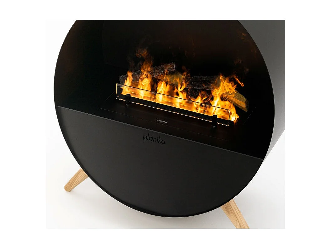 Planika - Misty Water Steam Fireplace met realistisch vlameffect en Optimyst-technologie, afstandsbediening, modern design