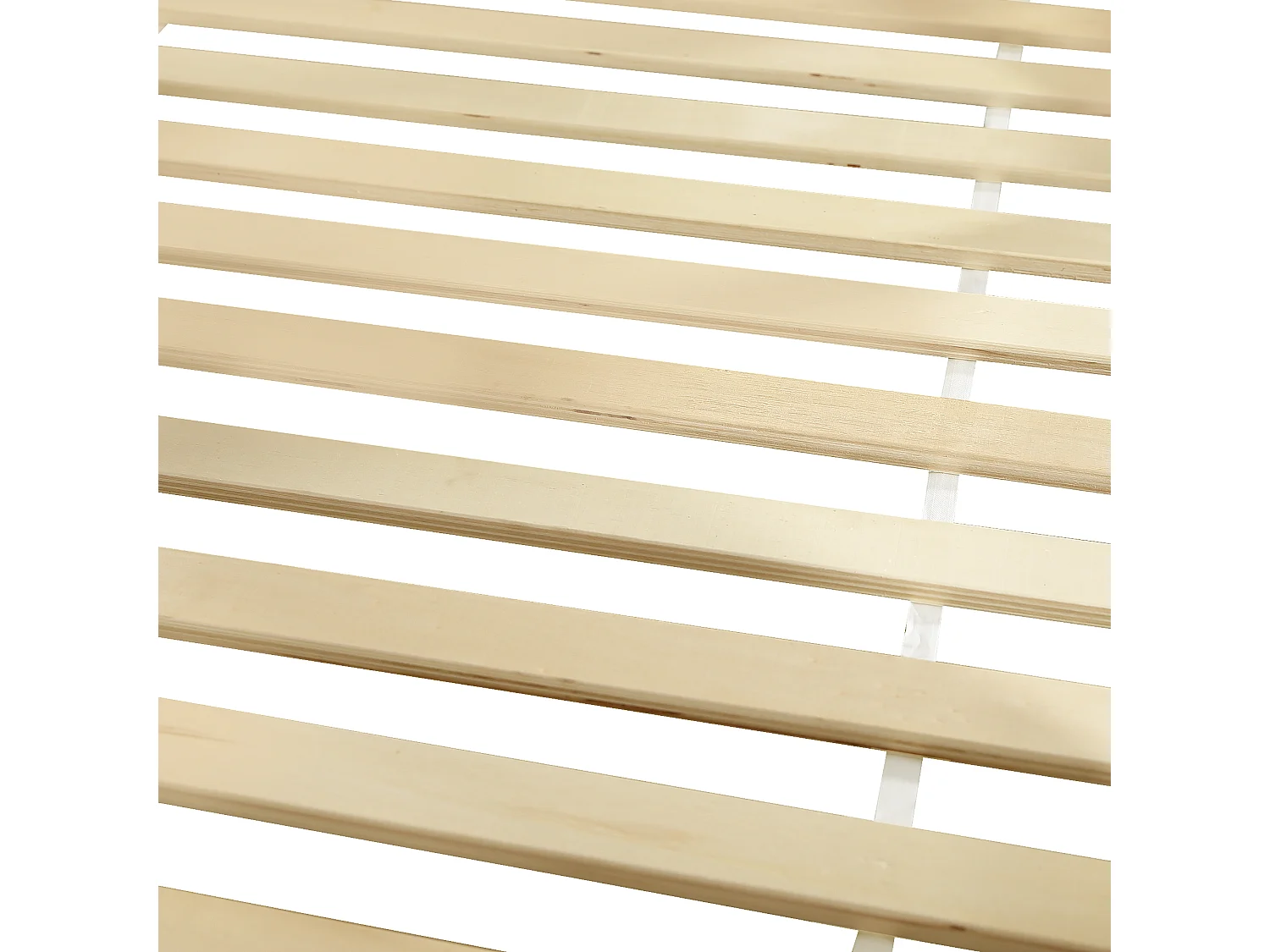 Lits superposés pour enfants 90x200cm - avec de belles fenêtres et un toit - avec échelle à 3 marches - bois massif + MDF + contreplaqué - Blanc