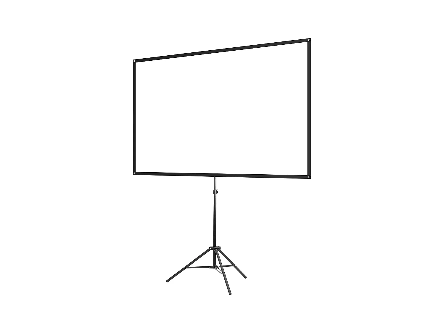 Projektionsleinwand SucceBuy mit Stativ 203,2 cm, Tragbare und Knitterfeste Projektionsleinwand, Großer Betrachtungswinkel 160°, 16:9 4K HD