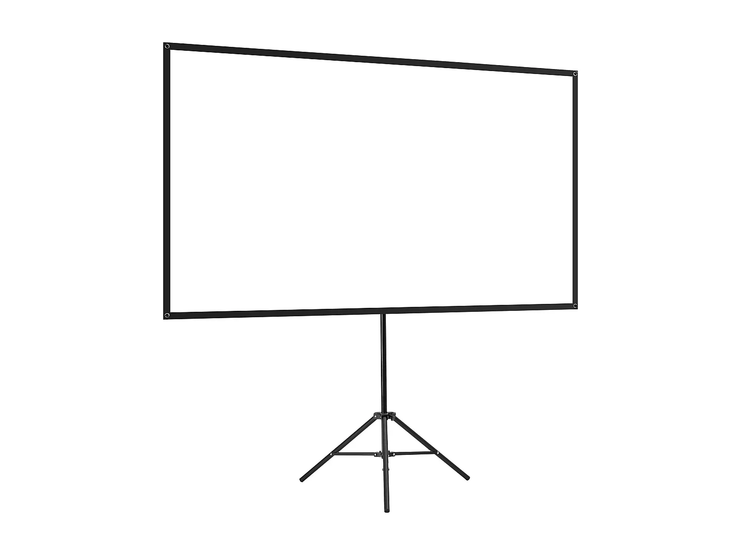 Projektionsleinwand SucceBuy mit Stativ 203,2 cm, Tragbare und Knitterfeste Projektionsleinwand, Großer Betrachtungswinkel 160°, 16:9 4K HD