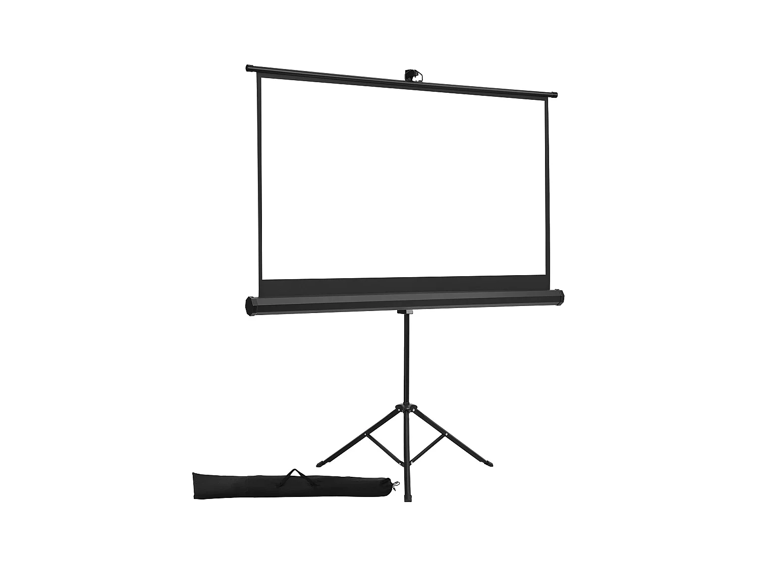 Projektionsleinwand SucceBuy mit Stativ 152,4 cm, Tragbare und Knitterfeste Projektionsleinwand, Großer Betrachtungswinkel 160°, 16:9 4K HD