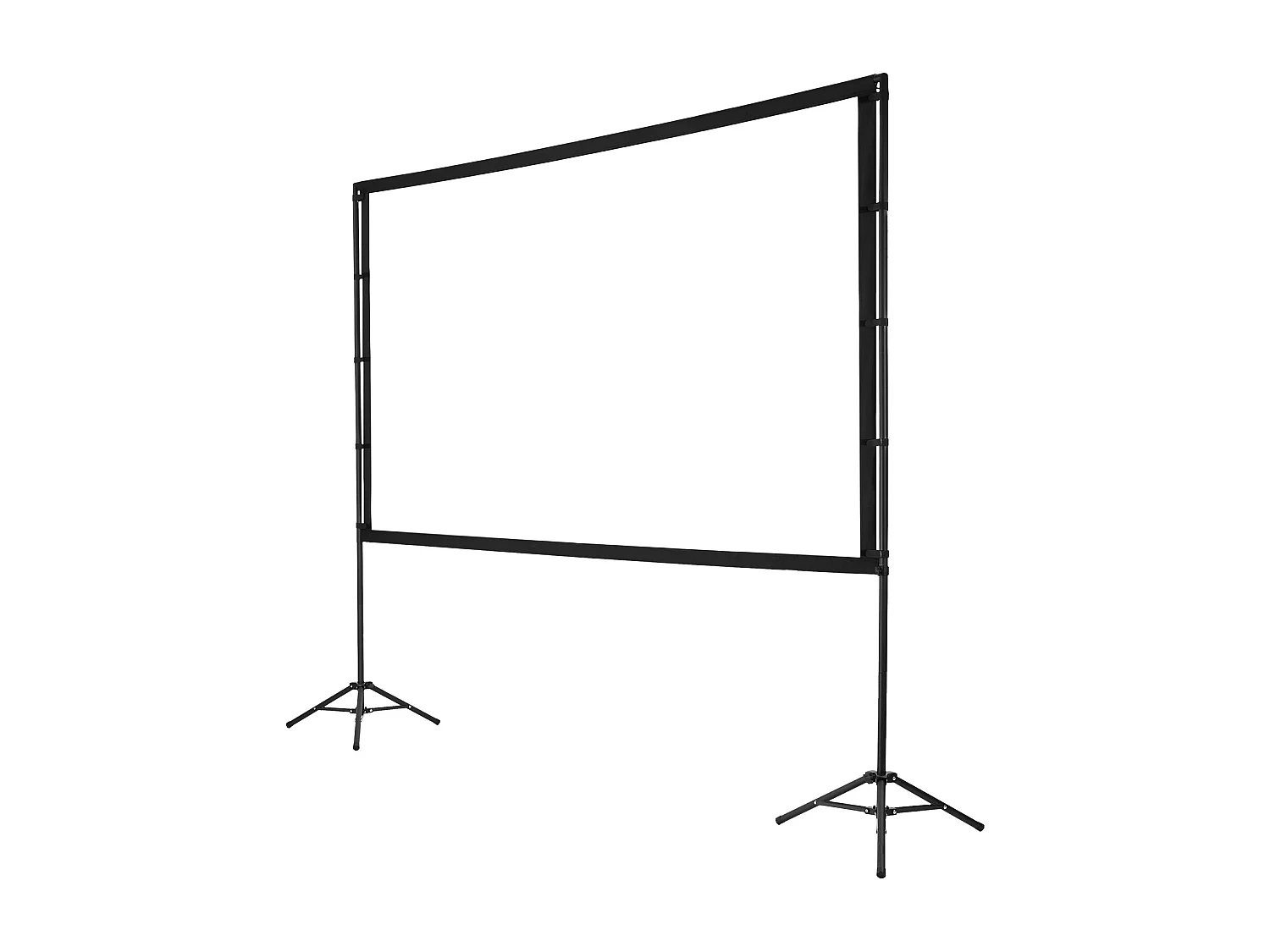 Écran de Projection SucceBuy de 254 cm avec 2 Trépieds, Toile de Projection Portable et Infroissable, Grand Angle de Vision 160°, 16:9 4K HD