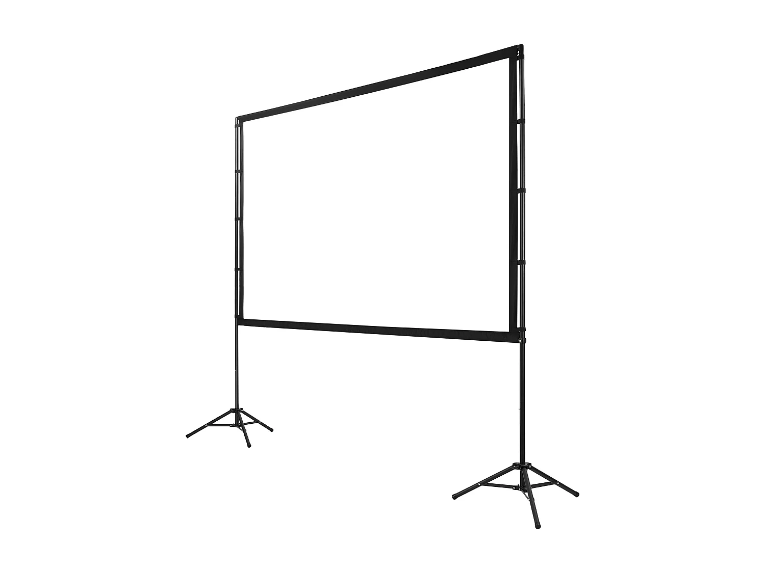 Écran de Projection SucceBuy de 254 cm avec 2 Trépieds, Toile de Projection Portable et Infroissable, Grand Angle de Vision 160°, 16:9 4K HD