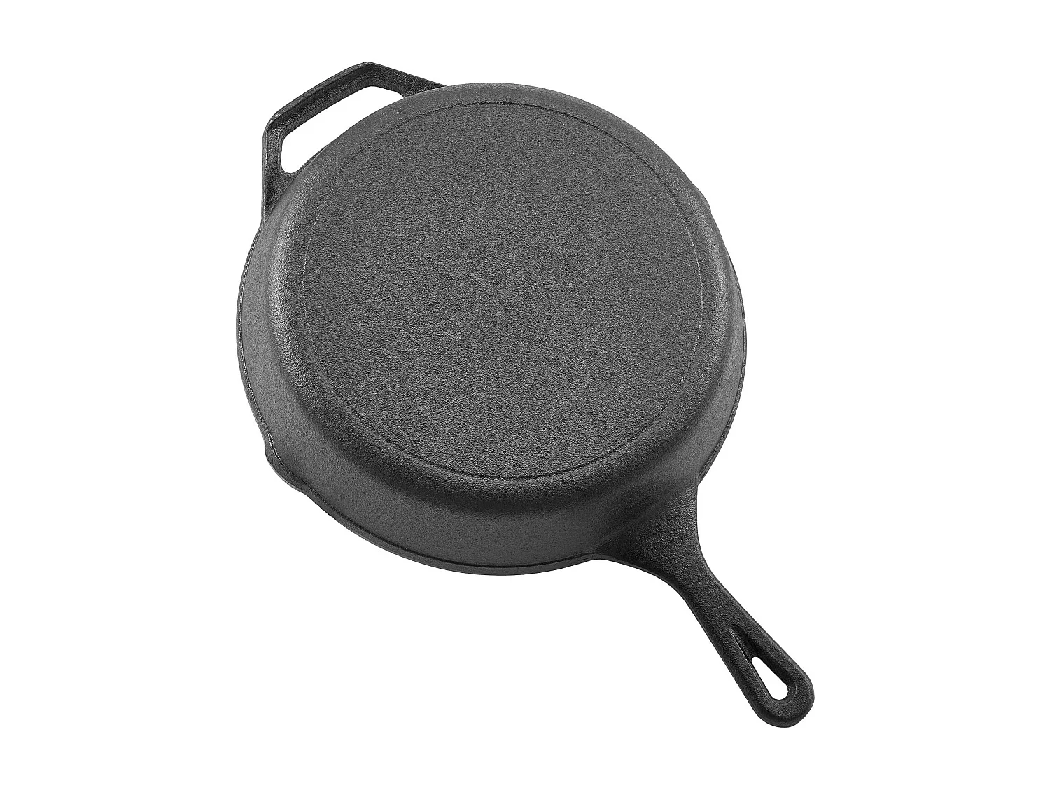 Gietijzeren Pan SucceBuy, 4 Stuks 15,5/20,5/26/30,5 Cm, Voorgebakken Sauteerpan met Hittebestendig Silicone Handvat, voor Oven, Gas, Elektrisch