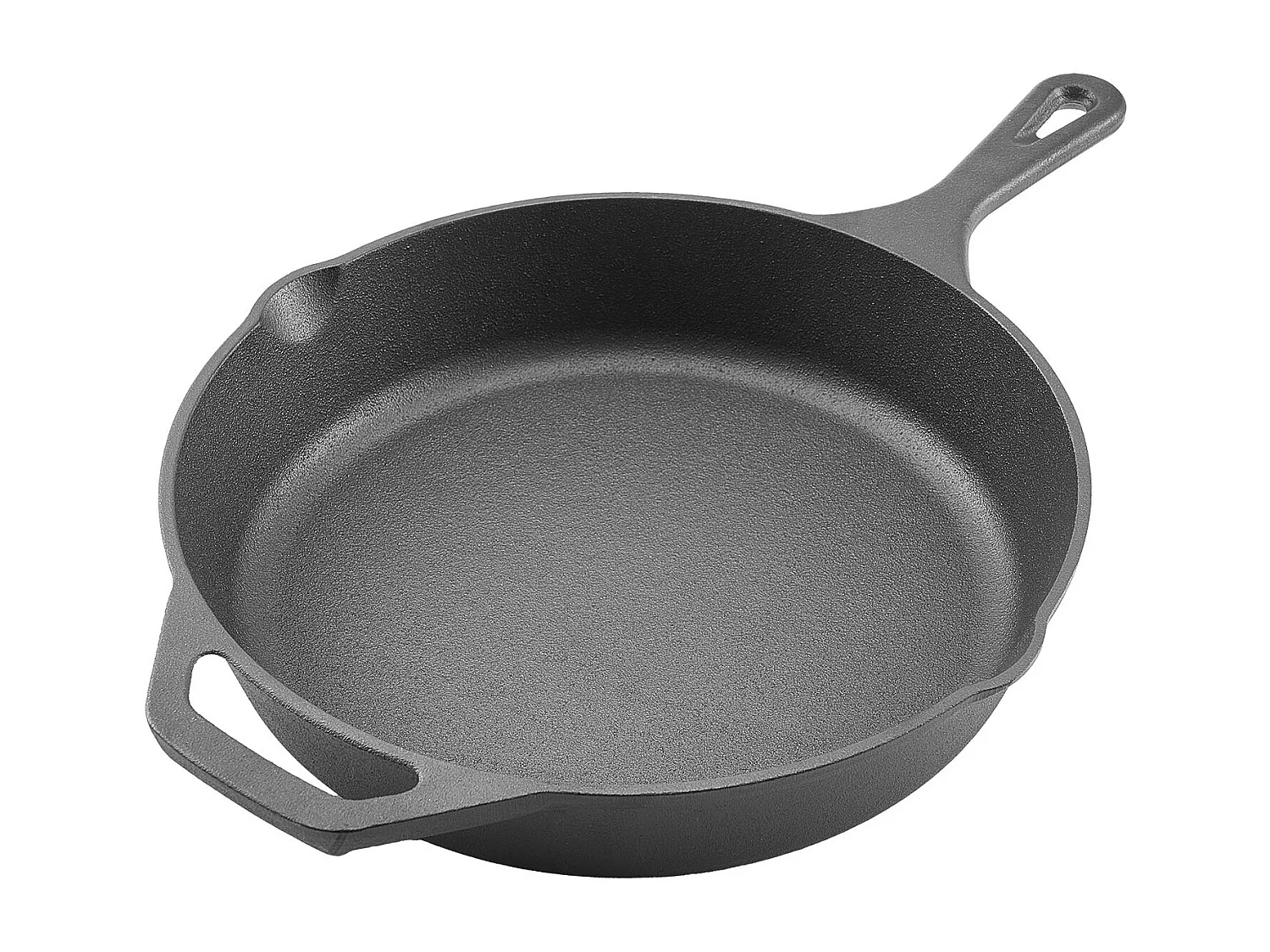 Gietijzeren Pan SucceBuy, 4 Stuks 15,5/20,5/26/30,5 Cm, Voorgebakken Sauteerpan met Hittebestendig Silicone Handvat, voor Oven, Gas, Elektrisch