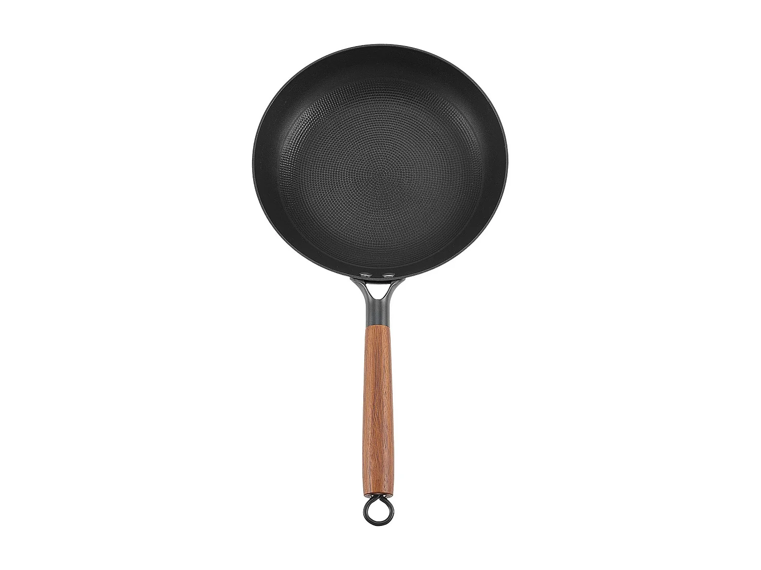 Poêle en Fonte SucceBuy, 3PCs 20,5/26,5/31 cm, Sauteuse Antiadhésive Pré-Assaisonnée avec Poignée en Bois Amovible, pour  Gaz, Électrique, Induction, Noir