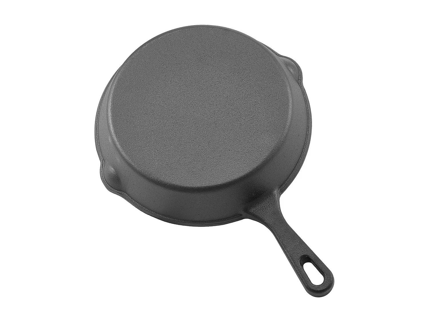 Poêle en Fonte SucceBuy, 3PCs 16 cm/22 cm/26,5 cm, Sauteuse Pré-Assaisonnée avec Poignée Résistante À la Chaleur, pour  Four, Gaz, Électrique, Induction, Noir