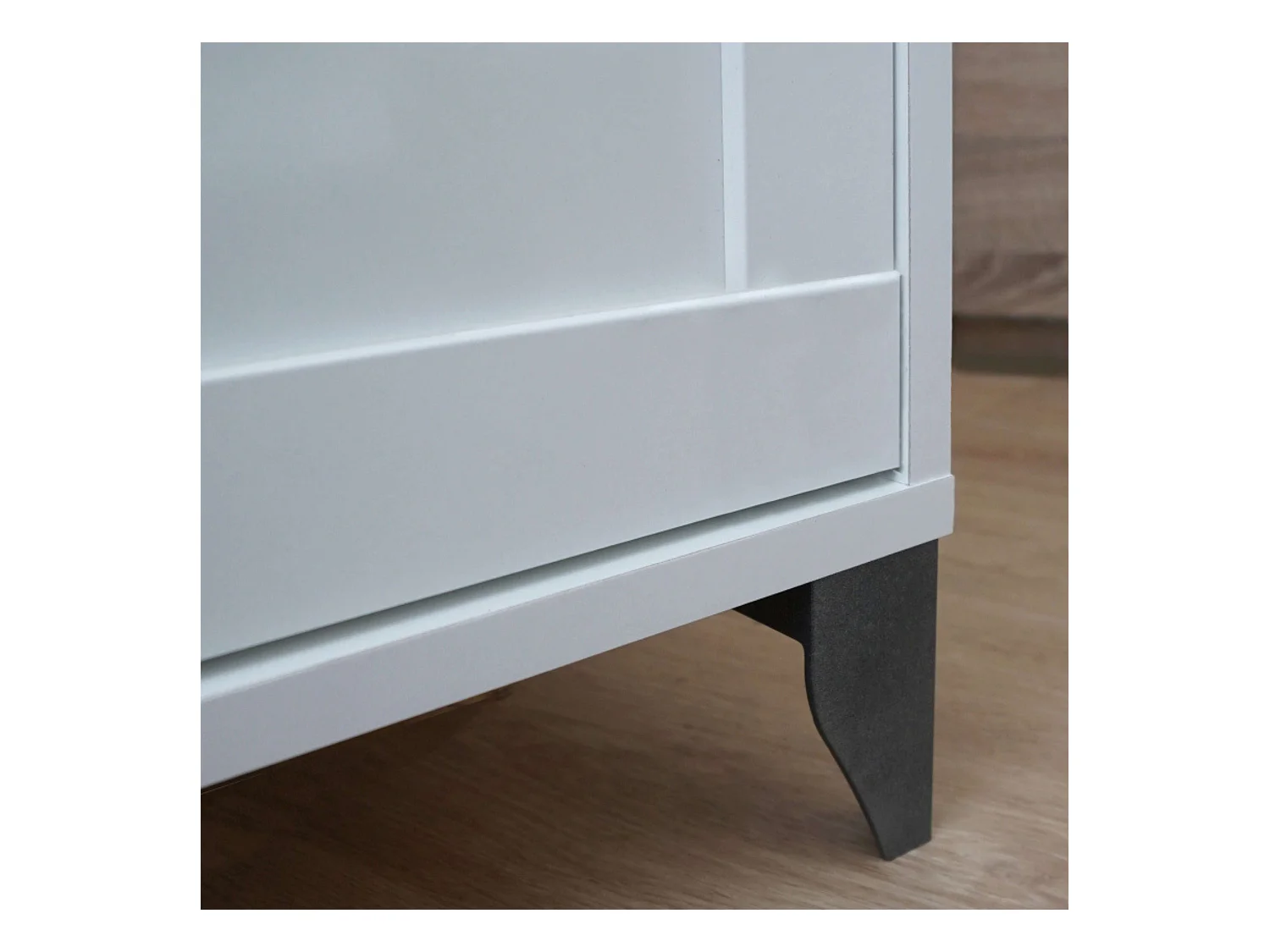 Meuble de salle de bain double Toscana, 2 portes, sans lavabo, 120 cm, blanc/chêne