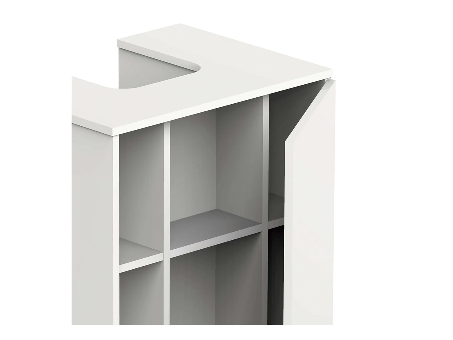 Baño con Ruedas Sitra Blanco Brillo 59 cm