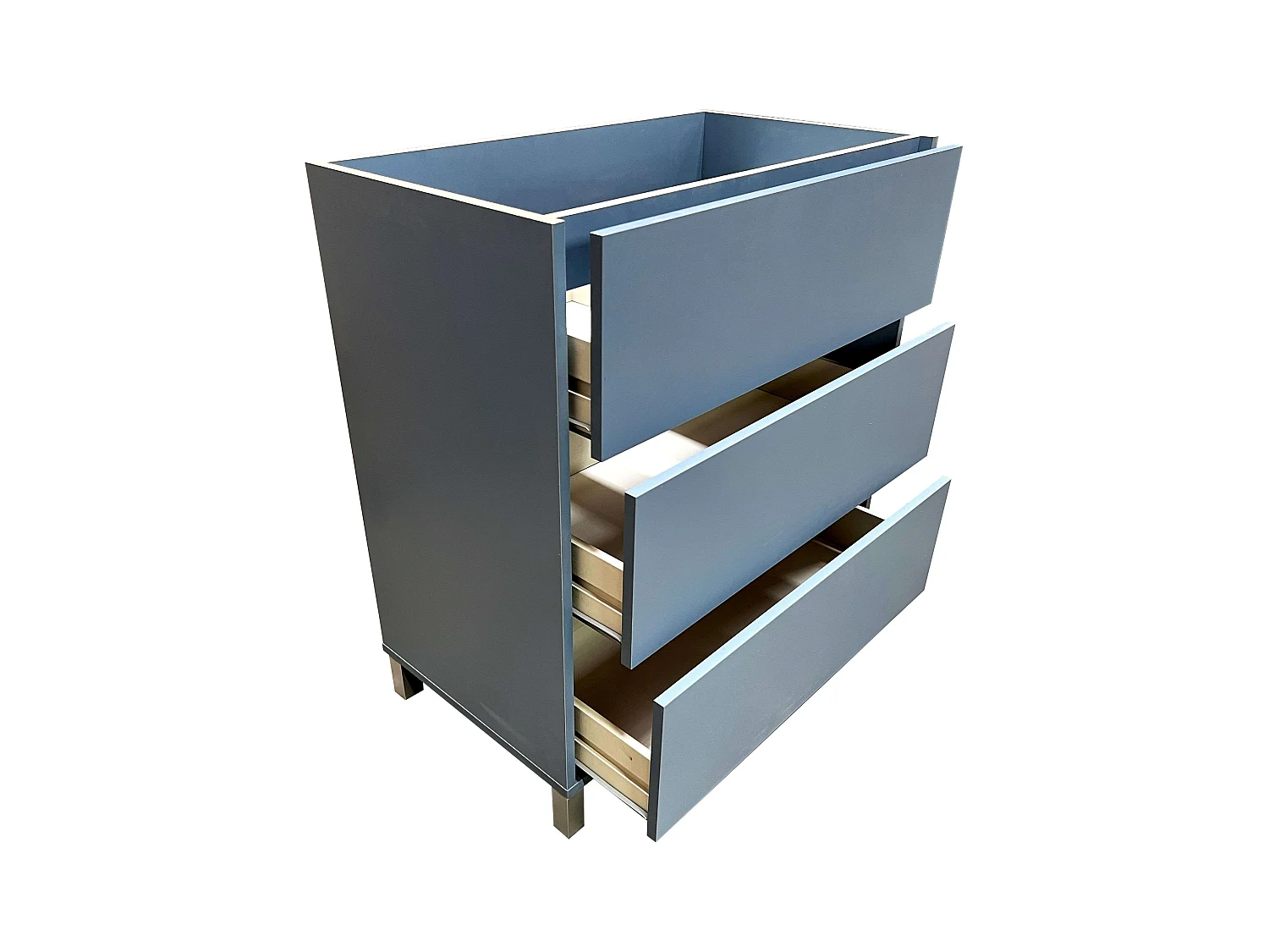 Baño Lavabo+Espejo Kalma Azul Talco 82x47x90 cm