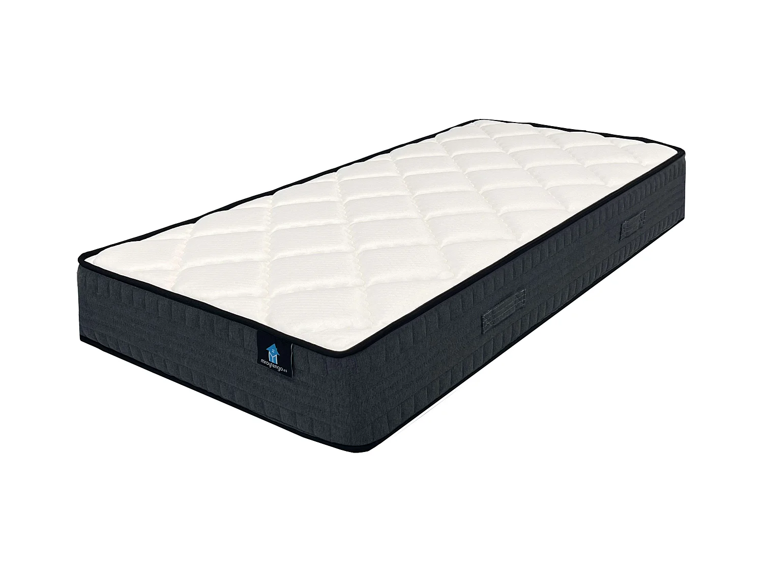 Pack Descanso 150x190 cm: Canapé y Colchón Alpha Blanco