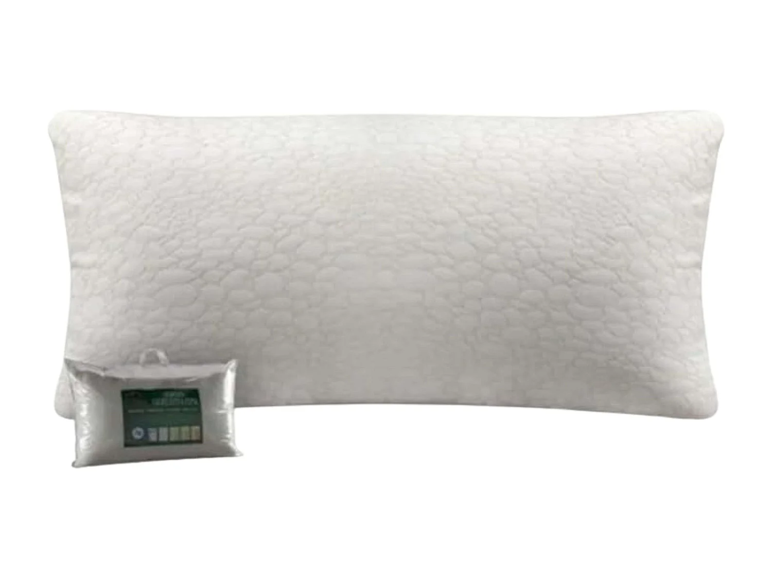 Pack Ahorro Deluxe Descanso 150x190 cm (colchón+Base+Patas+Almohada)