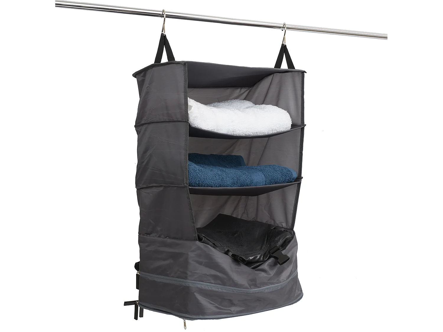 Penderie De Voyage Pliable 54x44x29cm Noir
