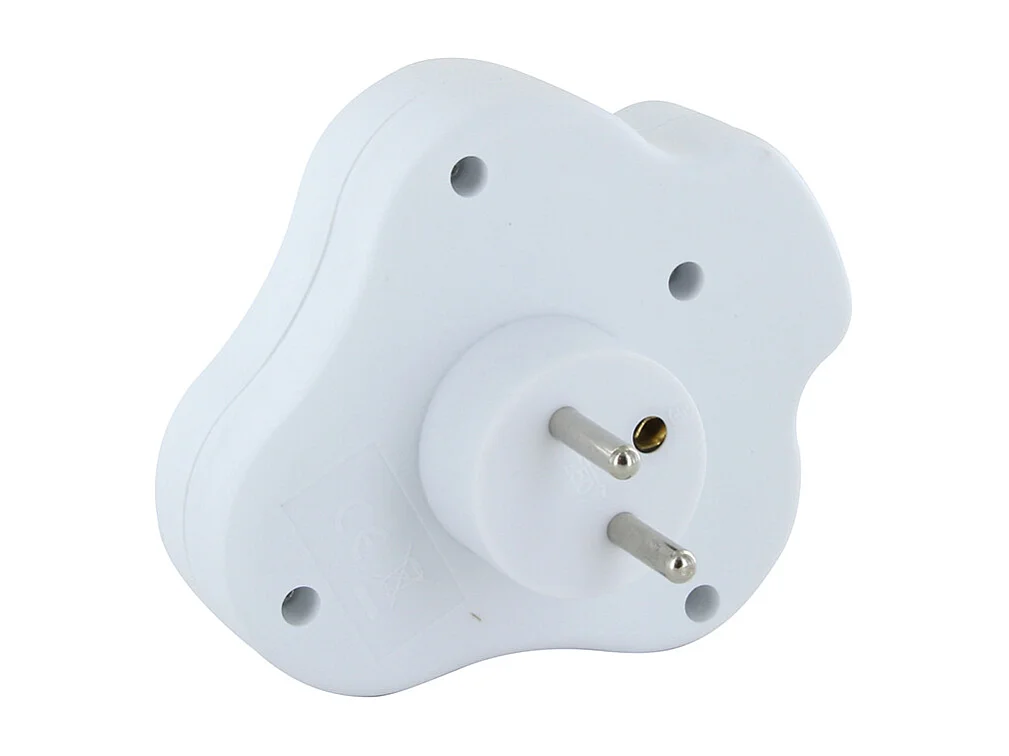 Domino 3x16A + interrupteur - Blanc - Chacon