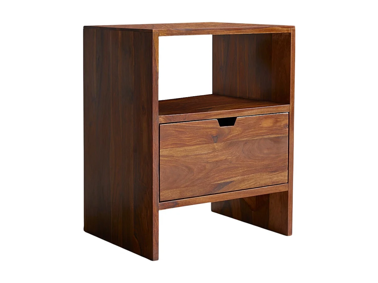 Mobile contenitore in palissandro massello Kwarto 60 cm