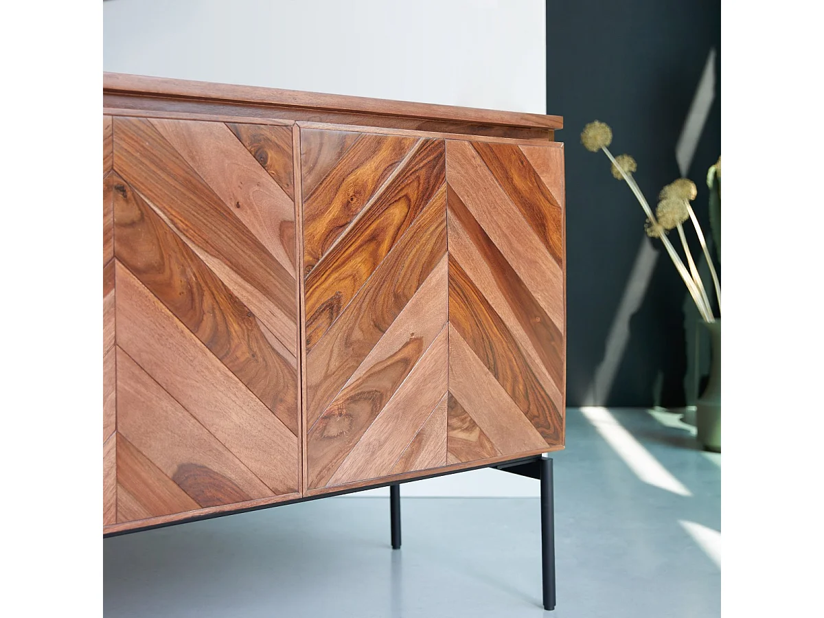 Mobile contenitore in legno di palissandro 155 Ismaël