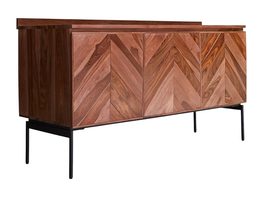 Mobile contenitore in legno di palissandro 155 Ismaël