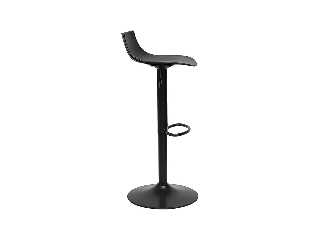 Tabourets de bar réglables design noirs (lot de 2) KELLY