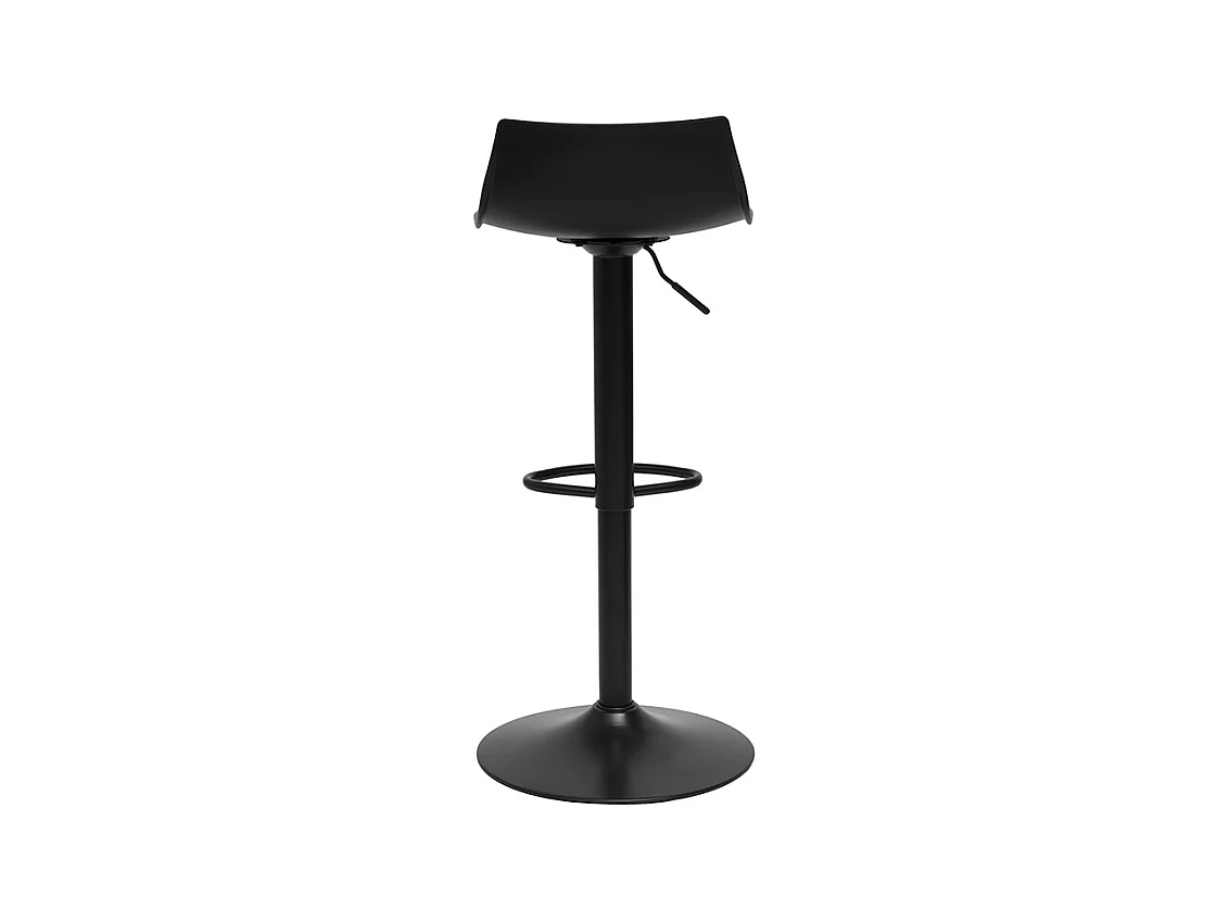 Tabourets de bar réglables design noirs (lot de 2) KELLY