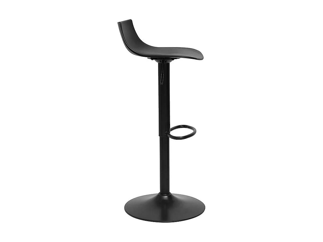 Sgabelli da bar regolabili design neri (set di 2) KELLY