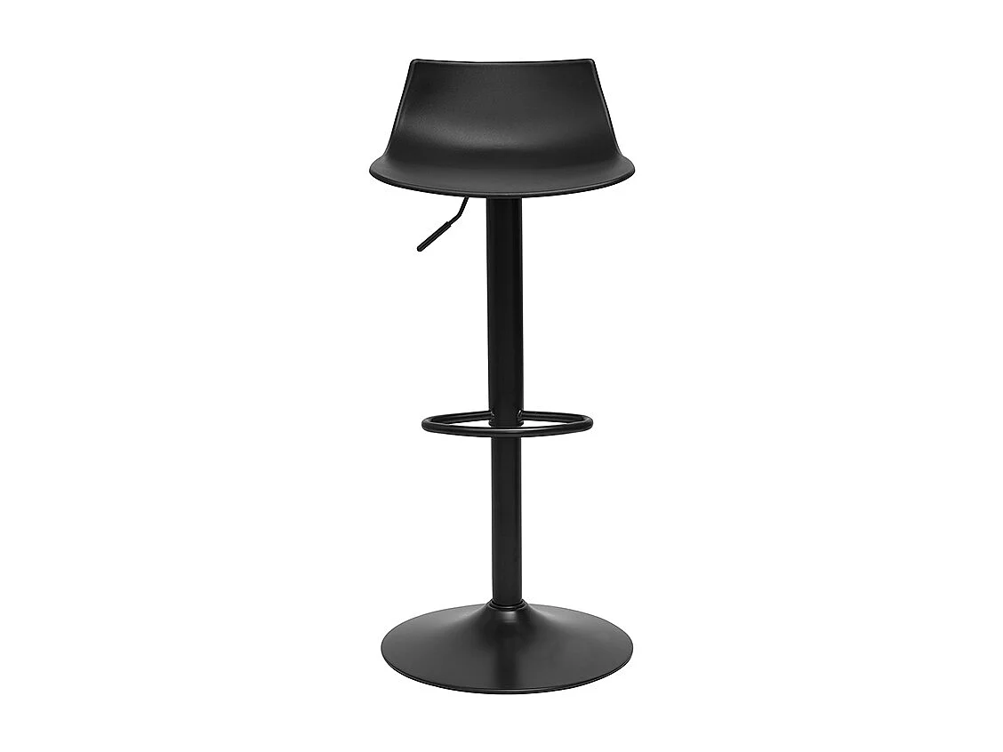 Sgabelli da bar regolabili design neri (set di 2) KELLY