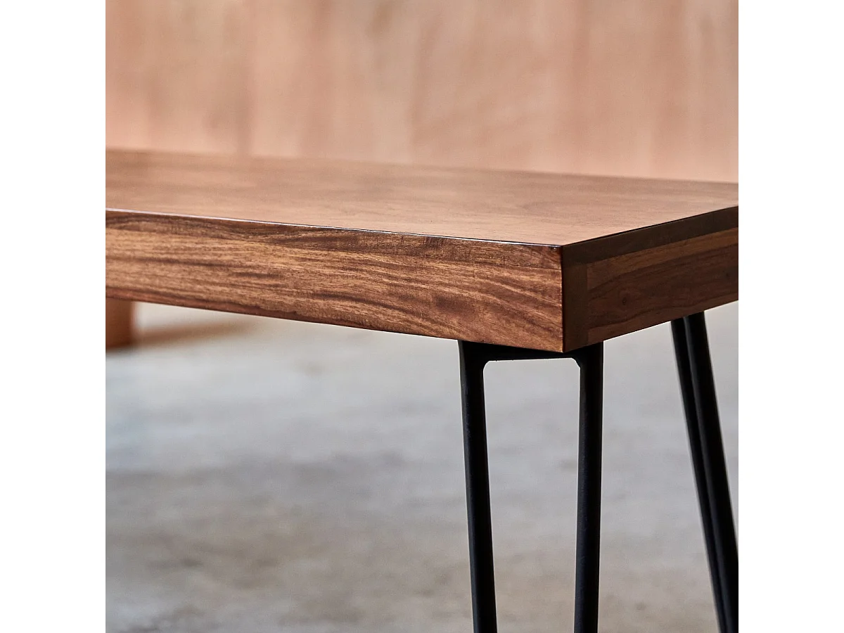 Panca in legno di palissandro 180 Helga